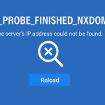 DNS PROBE FINISHED NXDOMAIN