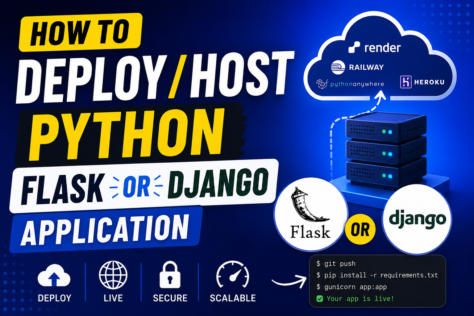 how-to-host-python-flask-django-application